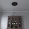 Ekena Millwork Berkshire PVC Medallion (Canopies up to 8 3/8"), 19"OD x 3 1/2"ID x 1"P, Metallic Rustic Mist CMP19BEERU - alternate 8